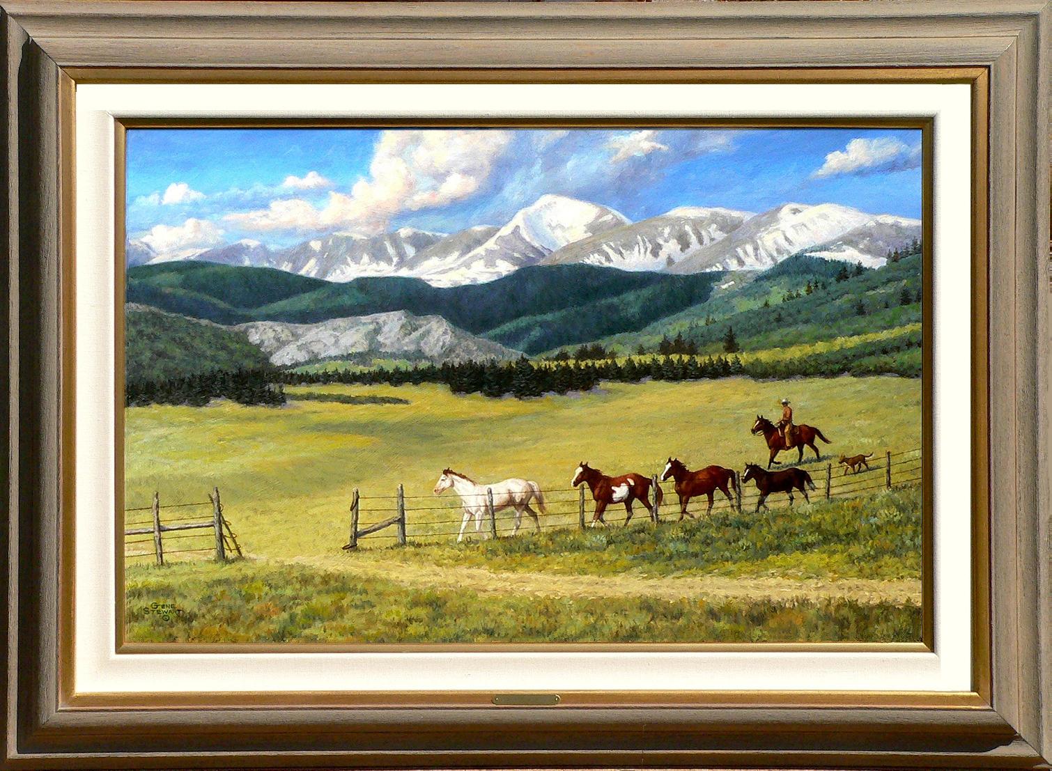 "Changing Pastures" oi painting
