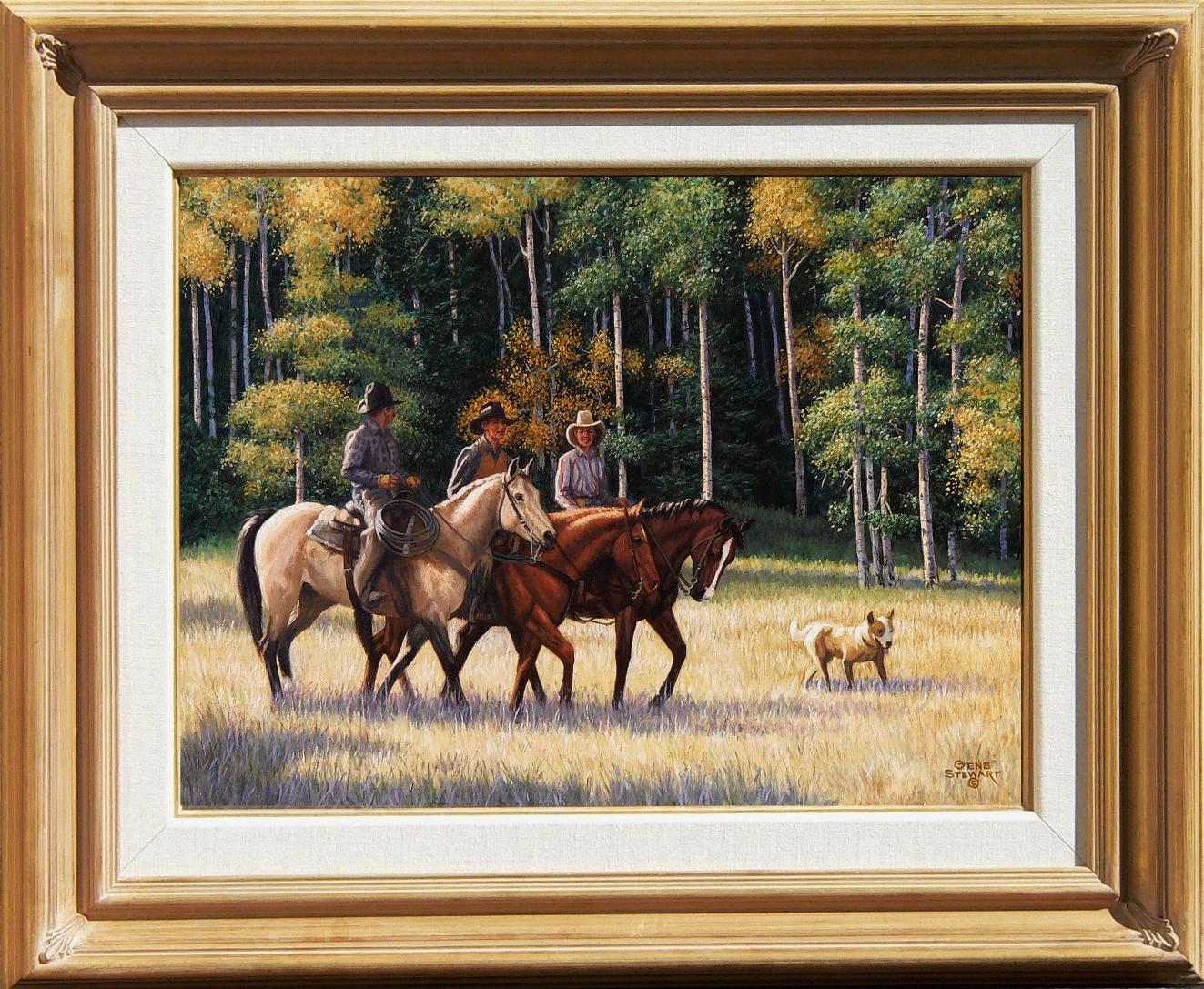 "Headin' Home" oil painting