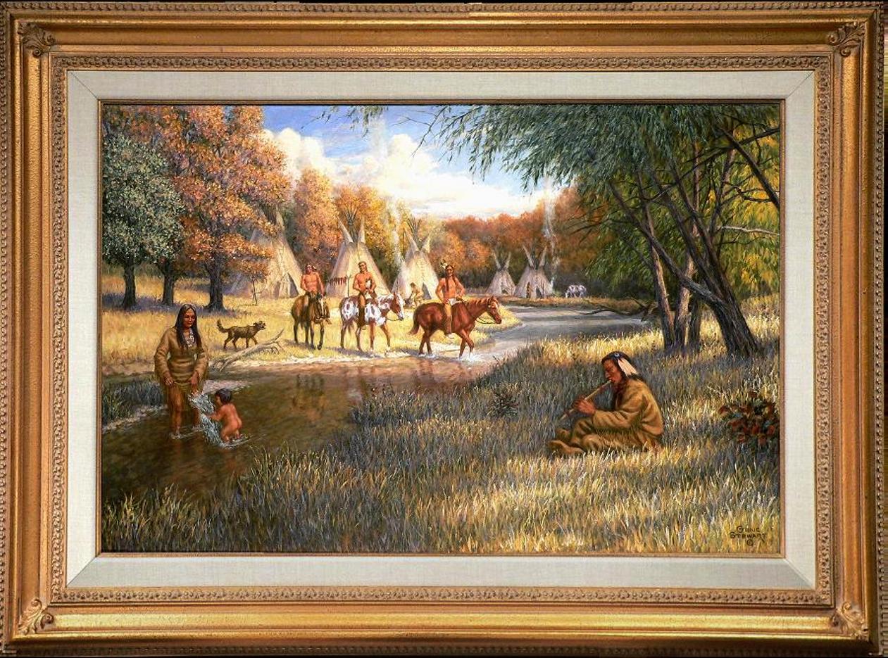 "Autumn Of An Era", oil painting