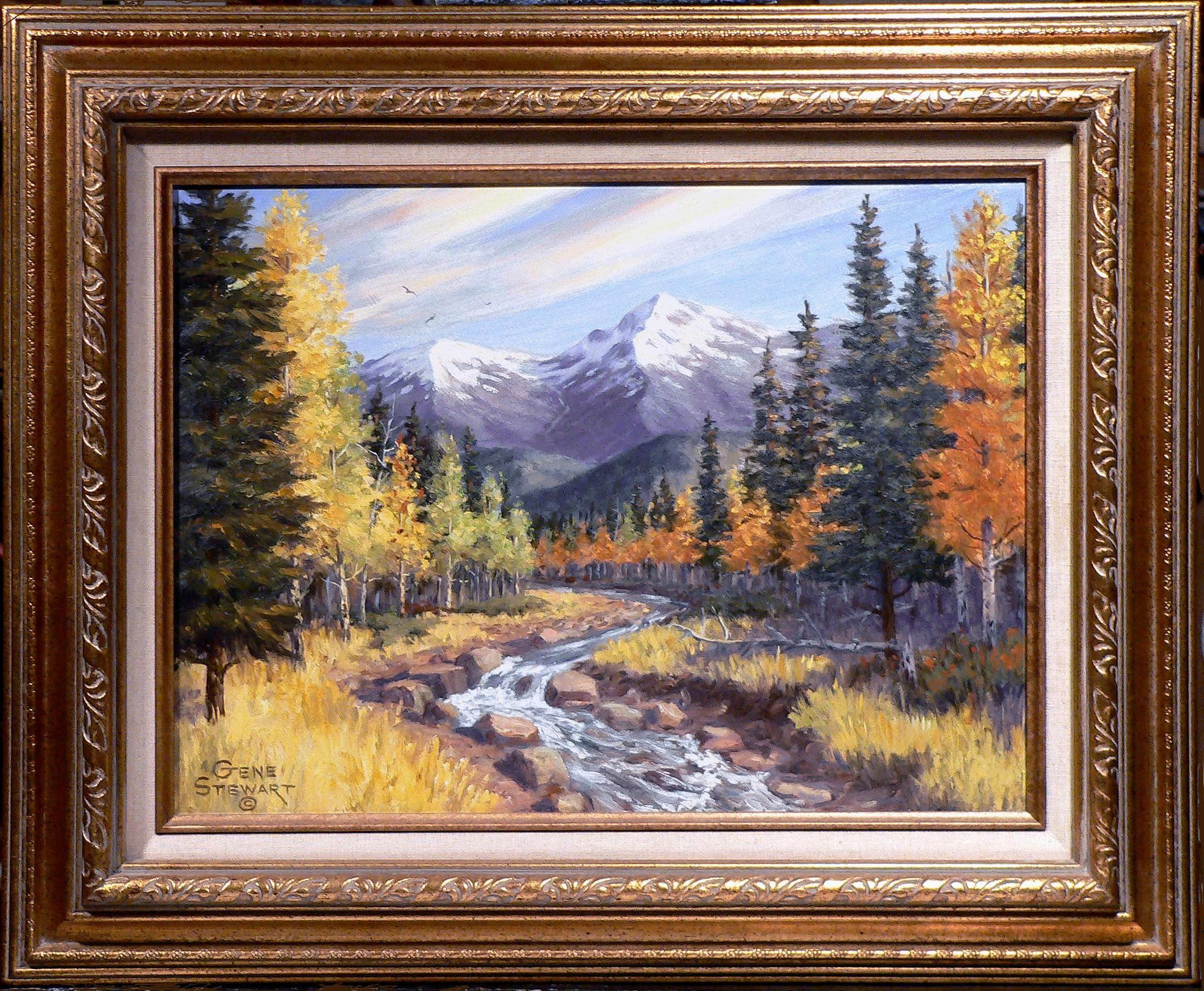 "Mountain Stream", oil painting