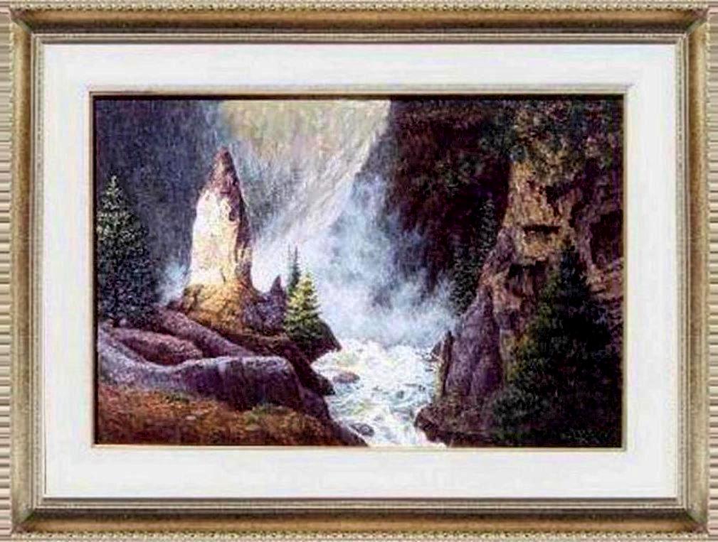 "Above Tower Falls", oil painting
